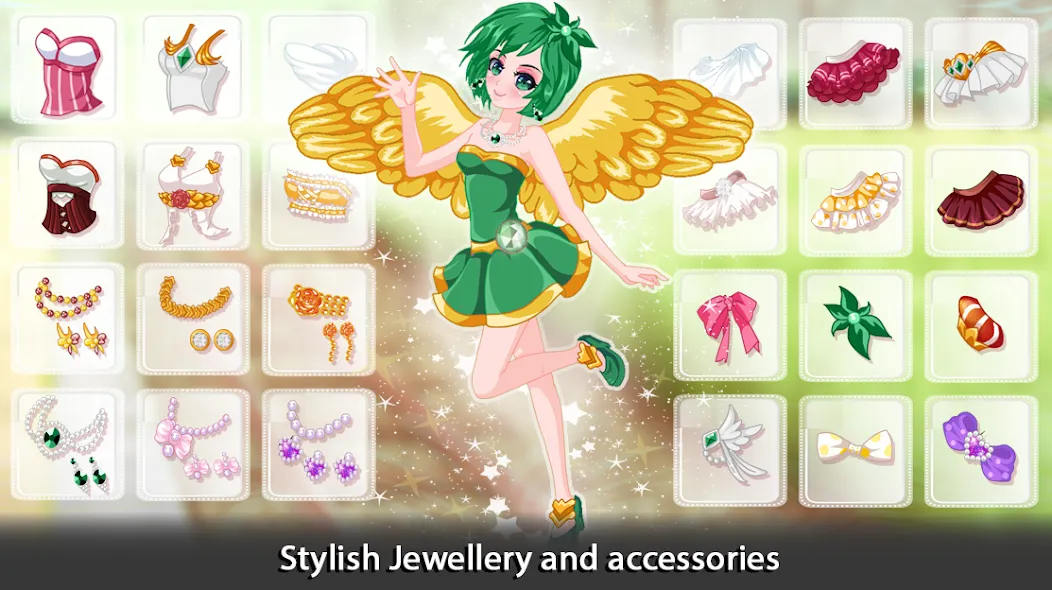 Dress Up Angel Anime Girl Game  [МОД Меню] Screenshot 3