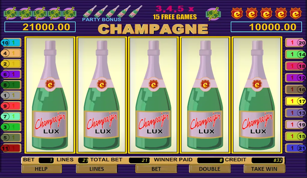 Champagne Slot (Шампанское Слот)  [МОД Много монет] Screenshot 2