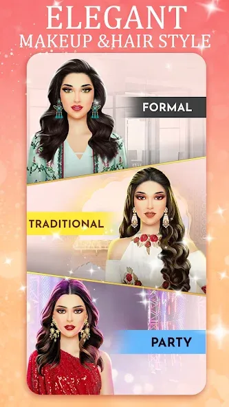 Indian Fashion Dressup Stylist  [МОД Mega Pack] Screenshot 5