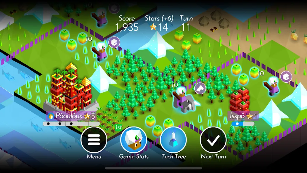 The Battle of Polytopia (Зе Батл оф Политопия)  [МОД Все открыто] Screenshot 5