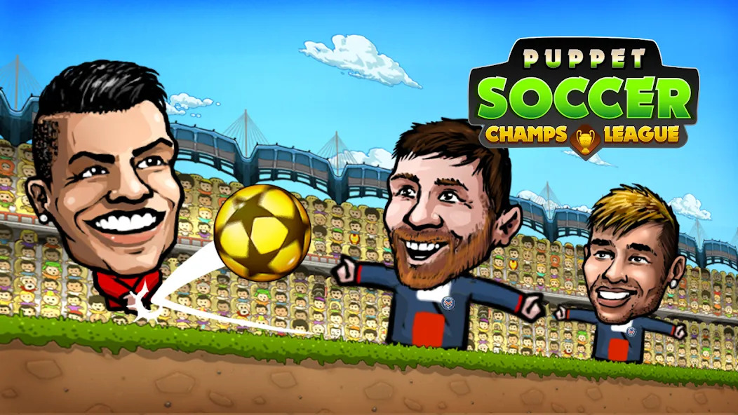 Puppet Soccer: Champs League (Паппет Соккер)  [МОД Все открыто] Screenshot 1