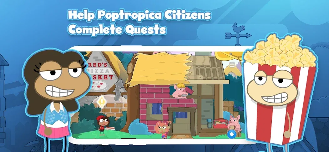 Poptropica: Fun Kids Adventure (Поптропика)  [МОД Бесконечные монеты] Screenshot 3