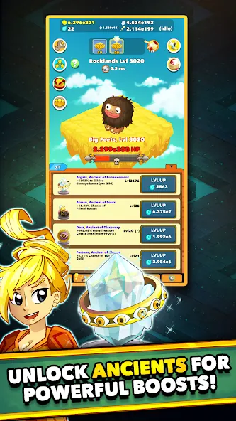 Clicker Heroes - Idle RPG (Кликер Герои)  [МОД Mega Pack] Screenshot 1