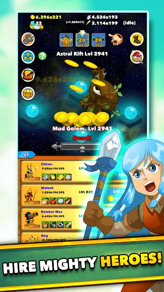 Clicker Heroes - Idle RPG (Кликер Герои)  [МОД Mega Pack] Screenshot 4