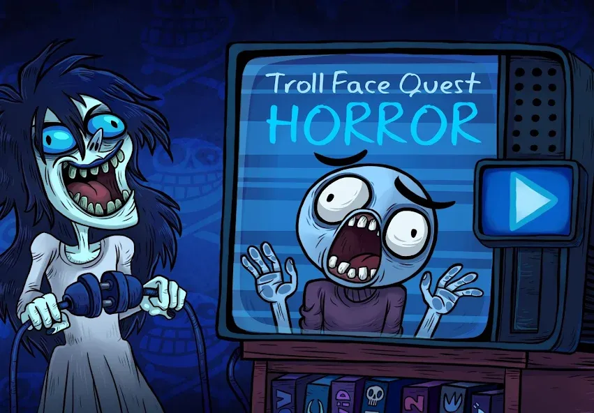 Troll Face Quest: Horror (Тролл Фейс Квест Хоррор)  [МОД Меню] Screenshot 1