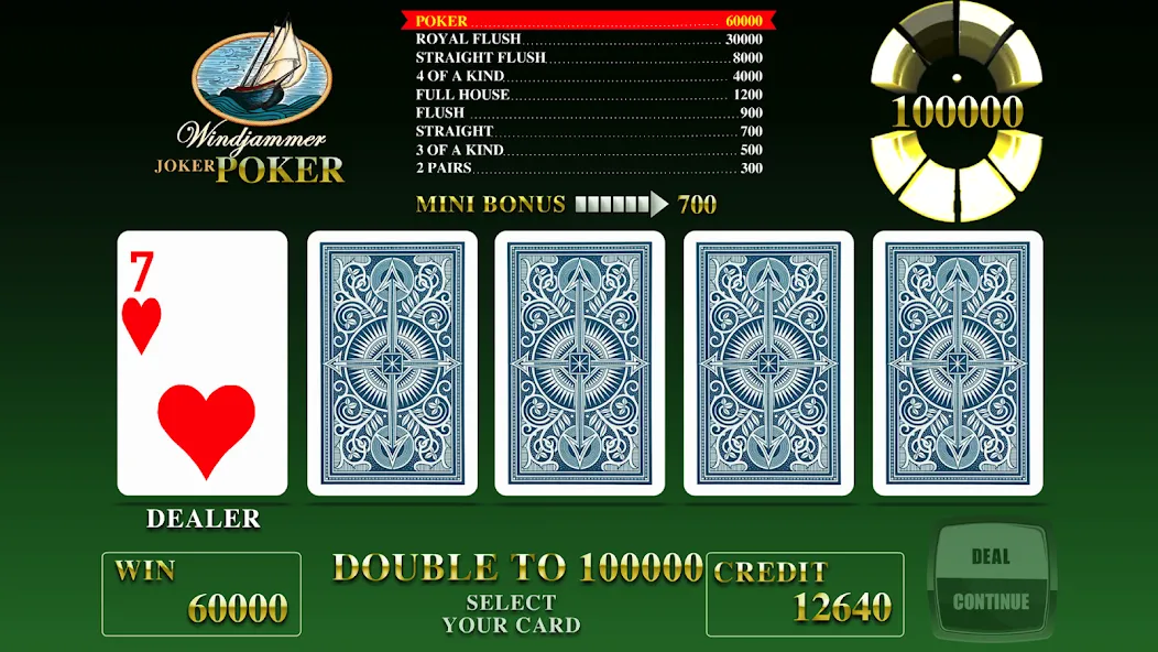 Windjammer Poker (Уиндджаммер Покер)  [МОД Menu] Screenshot 1