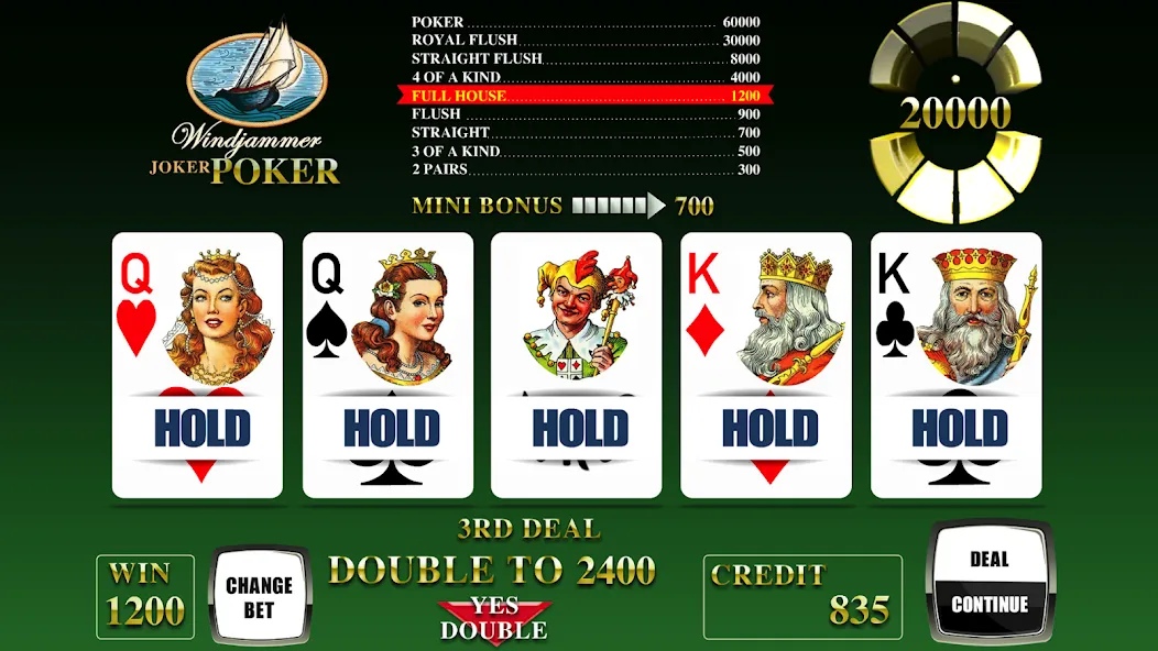 Windjammer Poker (Уиндджаммер Покер)  [МОД Menu] Screenshot 2