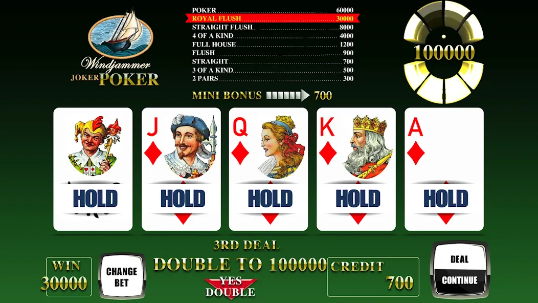 Windjammer Poker (Уиндджаммер Покер)  [МОД Menu] Screenshot 4