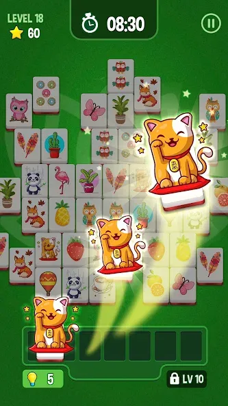 Mahjong Triple 3D -Tile Match (Маджонг Трипл 3Д)  [МОД Unlocked] Screenshot 3