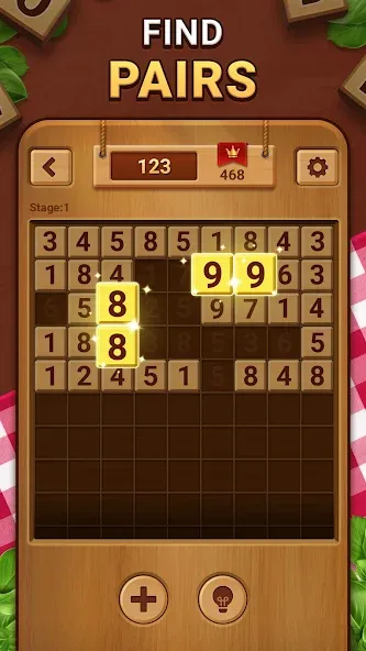 Woodber - Classic Number Game (Вудбер)  [МОД Mega Pack] Screenshot 1