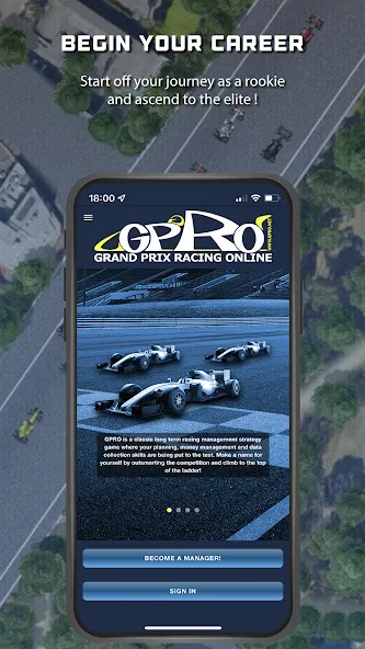 GPRO - Classic racing manager (ГПРО)  [МОД Menu] Screenshot 1