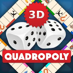 Скачать взлом Quadropoly - Monopolist Tycoon  [МОД Много монет] - полная версия apk на Андроид