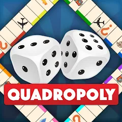 Скачать взломанную Quadropoly - Classic Business  [МОД Unlimited Money] - последняя версия apk на Андроид