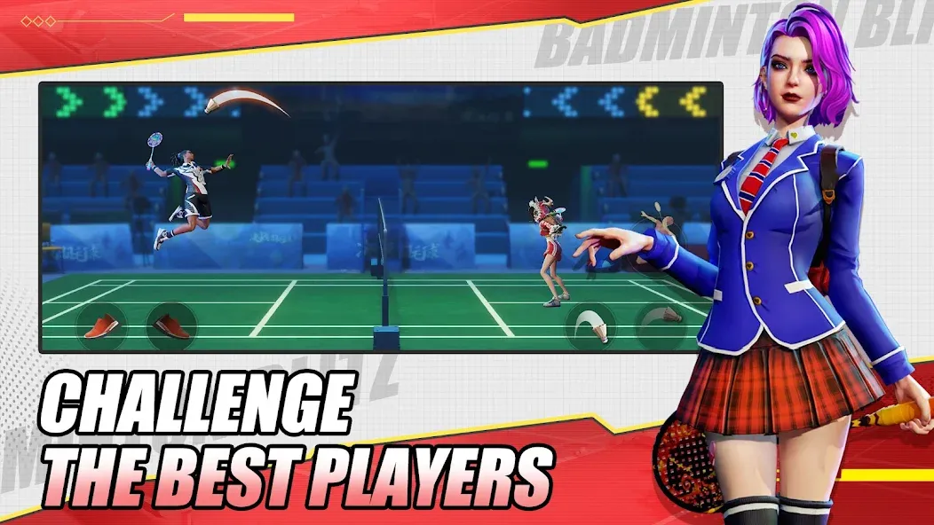 Badminton Blitz - PVP online (Бэдминтон Блиц)  [МОД Mega Pack] Screenshot 5