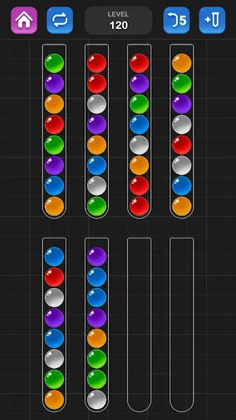 Ball Sort Puzzle - Color Game  [МОД Много денег] Screenshot 2