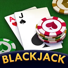 Скачать взломанную Blackjack 21: online casino (Блэкджек 21)  [МОД Все открыто] - полная версия apk на Андроид