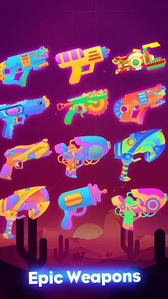 Beat Fire - Edm Gun Music Game  [МОД Много монет] Screenshot 5