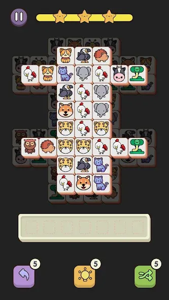 Match 3 Animal - Zen Puzzle (Матч 3 Животное)  [МОД Меню] Screenshot 3