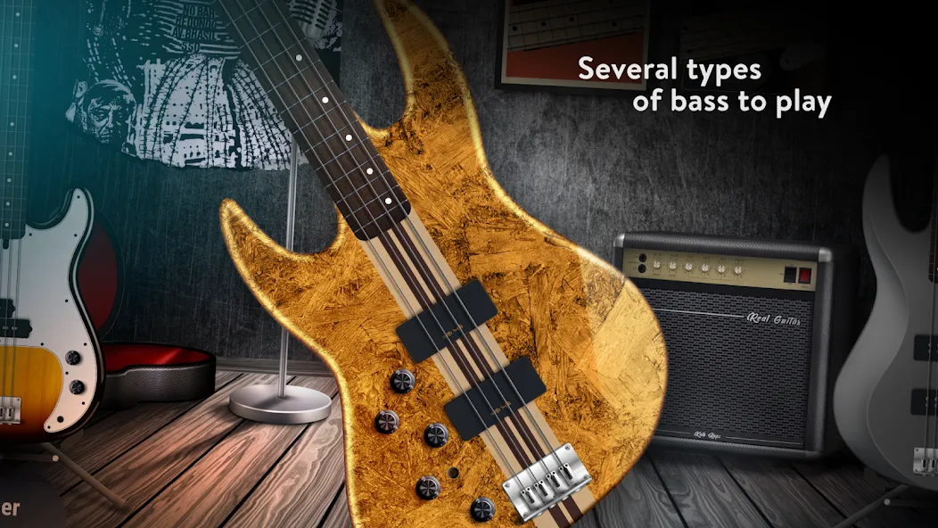 Real Bass: bass guitar (Риал Басс)  [МОД Много монет] Screenshot 3