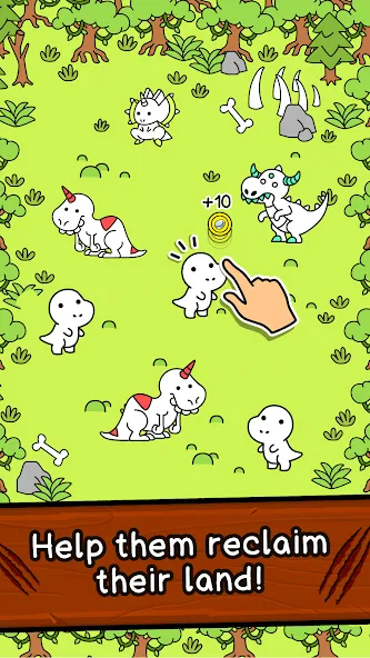 Dino Evolution: Dinosaur Game (Дино Эволюшн)  [МОД Меню] Screenshot 2