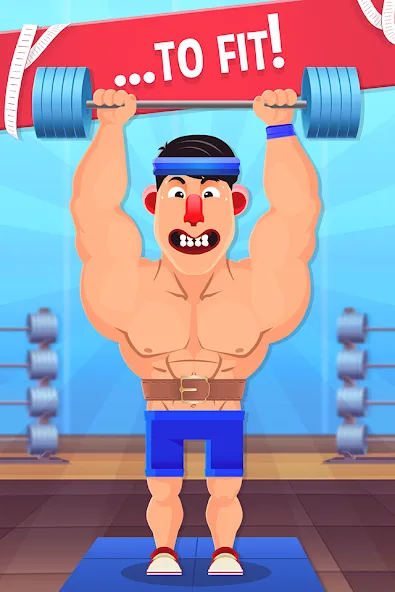 Fat No More: Sports Gym Game! (Фэт Но Море)  [МОД Много денег] Screenshot 2