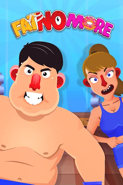 Fat No More: Sports Gym Game! (Фэт Но Море)  [МОД Много денег] Screenshot 5