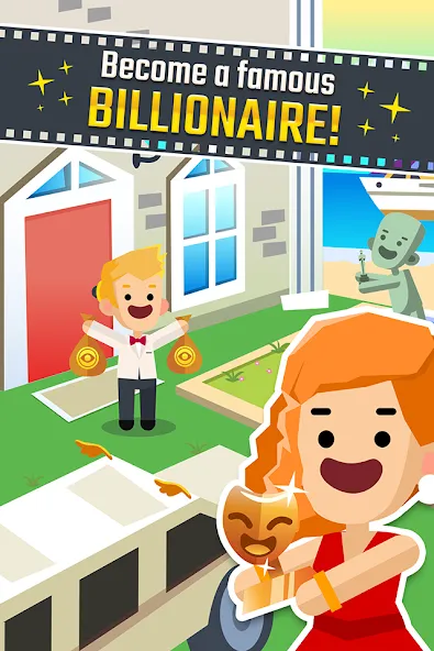 Hollywood Billionaire: Be Rich (Холливудский миллиардер)  [МОД Много монет] Screenshot 2