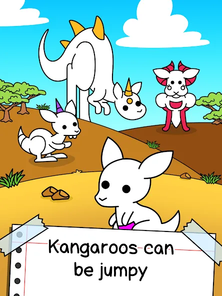 Kangaroo Evolution: Simulator (Кенгуру Эволюция)  [МОД Бесконечные деньги] Screenshot 5