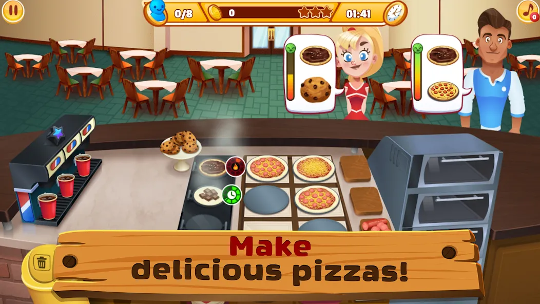 My Pizza Shop 2: Food Games (Мой Пиццерия 2)  [МОД Все открыто] Screenshot 2