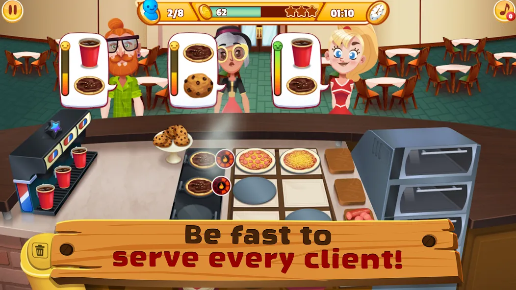 My Pizza Shop 2: Food Games (Мой Пиццерия 2)  [МОД Все открыто] Screenshot 5