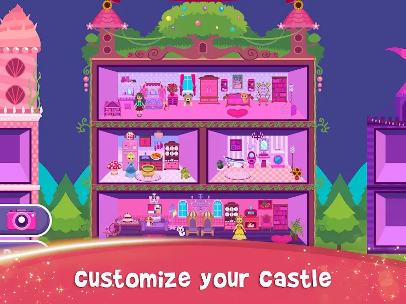 My Princess Castle: Doll Game (Мой Принцессин Замок)  [МОД Много монет] Screenshot 3