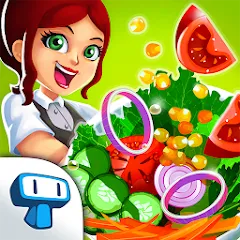 Взлом My Salad Bar: Veggie Food Game (Мой салатбар)  [МОД Много денег] - последняя версия apk на Андроид