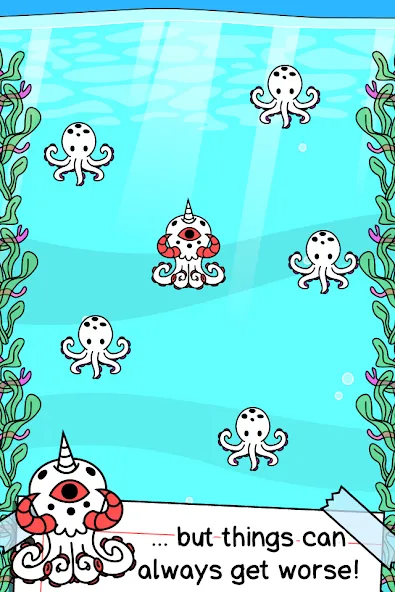 Octopus Evolution: Idle Game (Октопус Эволюция)  [МОД Много монет] Screenshot 2