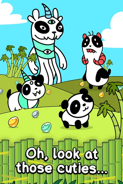 Panda Evolution: Idle Clicker (Панда Эволюция)  [МОД Mega Pack] Screenshot 1