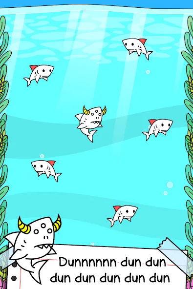 Shark Evolution: Idle Game (Шарк Эволюшн)  [МОД Бесконечные монеты] Screenshot 2