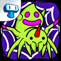 Взлом Spider Evolution: Idle Game (Спайдер Эволюшн)  [МОД Много монет] - последняя версия apk на Андроид