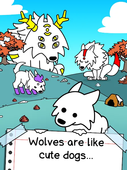 Wolf Evolution: Merge Wild Dog (Вульф Эволюшн)  [МОД Много денег] Screenshot 5