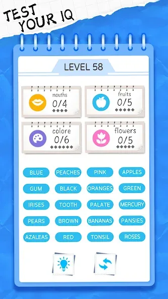 Word Sort: Association Connect (Соннект Колорс)  [МОД Бесконечные деньги] Screenshot 5