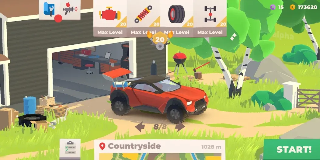 Hillside Drive: car racing (Хиллсайд Драйв Рейсинг)  [МОД Menu] Screenshot 5