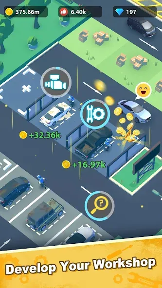 Car Mechanic Tycoon (Кар Механик Тайкун)  [МОД Menu] Screenshot 3