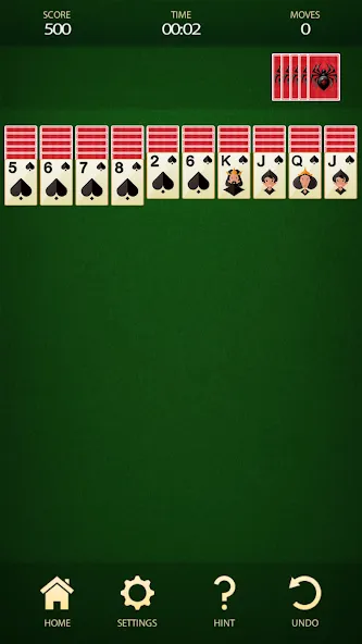 Spider Solitaire: Card Game (Спайдер Солитер)  [МОД Unlimited Money] Screenshot 4