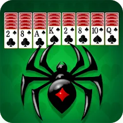 Скачать взломанную Spider Solitaire: Card Game (Спайдер Солитер)  [МОД Unlimited Money] - полная версия apk на Андроид