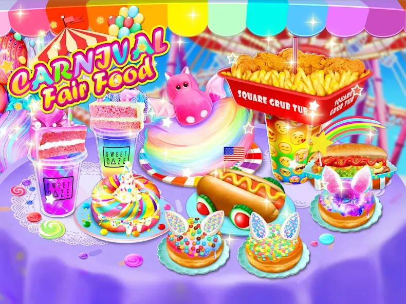 Unicorn Chef Games for Teens (Юникорн Шеф Игры для Подростков)  [МОД Unlocked] Screenshot 1