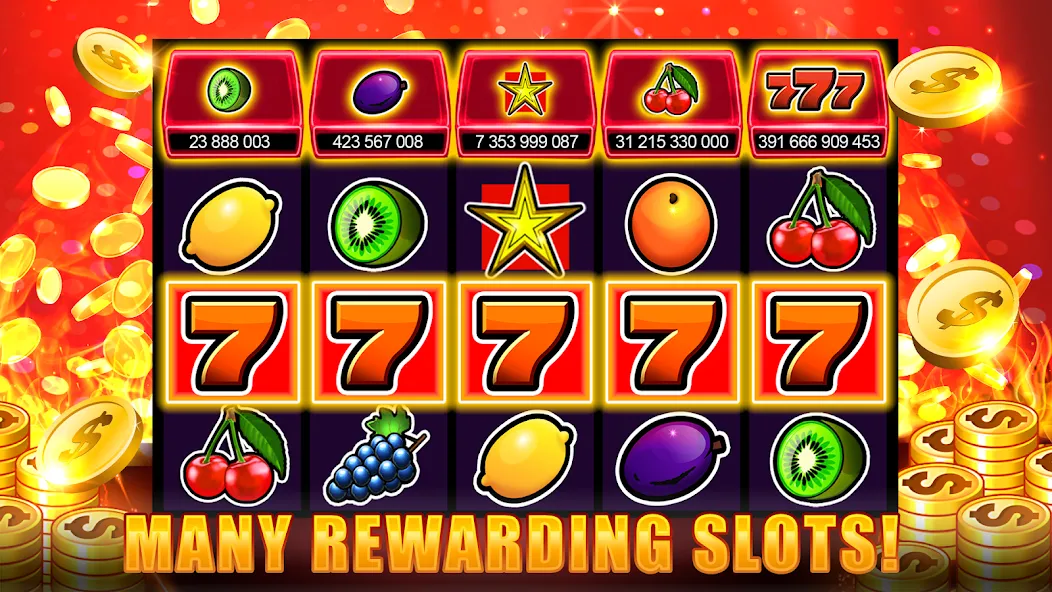 Slots 777 - Slot Machine Games  [МОД Много монет] Screenshot 4