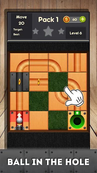 Rolling ball - slide puzzle  [МОД Menu] Screenshot 3