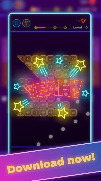 Brick Breaker - Neon Bricks  [МОД Меню] Screenshot 5