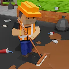 Взломанная Cleaning Idle (Клининг Айдл)  [МОД Unlimited Money] - последняя версия apk на Андроид