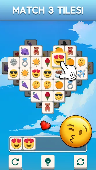 Tile Match Emoji -Triple Tile (Тил Матч Эмоджи)  [МОД Бесконечные деньги] Screenshot 2