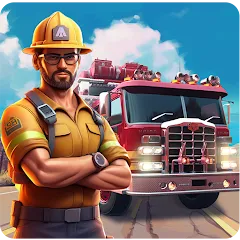 Взлом Real Firefighter 3D Simulator (Реальный Пожарник 3D Симулятор)  [МОД Меню] - полная версия apk на Андроид