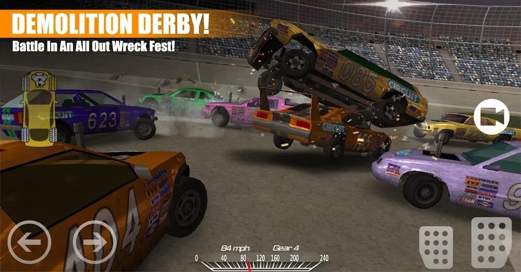 Demolition Derby 2 (Демолиция Дерби 2)  [МОД Много монет] Screenshot 1